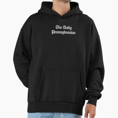 The Dp Multi Line White Wordmark Hoodie