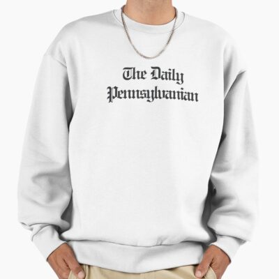 The Dp Multi Line Black Wordmark Sweatshirt