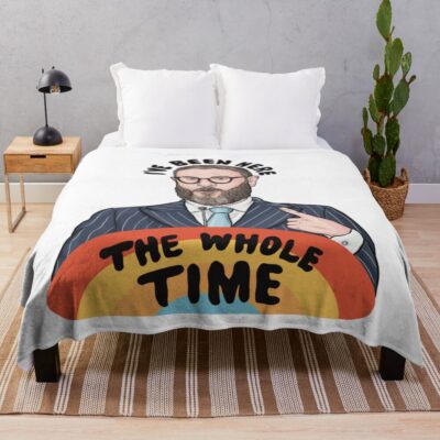 I Ve Been Here The Whole Time Sam Reich Game Changer Throw Blanket