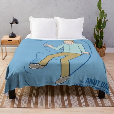 The Andy Daly Podcast Project Logo Throw Blanket