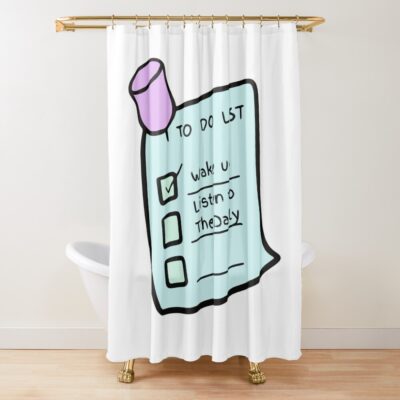 To Do Wake Up And Listen To The Daily Nyt Shower Curtain