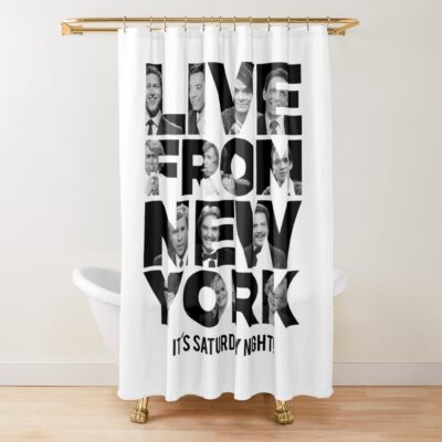 Live From New York It S Saturday Night Saturday Night Live Shower Curtain
