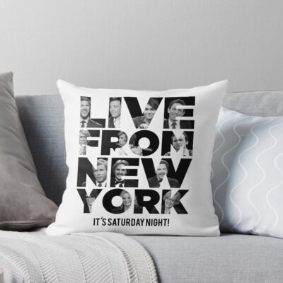 Live From New York It S Saturday Night Saturday Night Live Throw Pillow