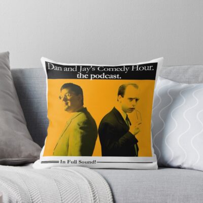 Dan And Jay S Comedy Hour The Podcast Throw Pillow