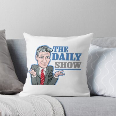 The Daily Show Art Version Throw Pillow