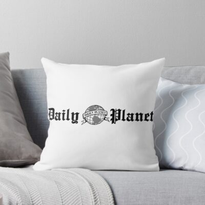 Daily Planet Throw Pillow