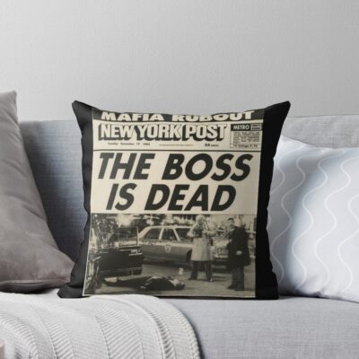 Newyorknewsstyle Throw Pillow