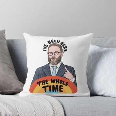 I Ve Been Here The Whole Time Sam Reich Game Changer Throw Pillow